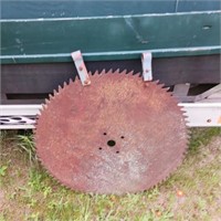 3' Rusty Saw Blade