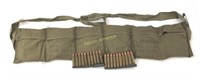 BANDOLIER 120 ROUNDS .30 CARBINE ON STRIPPER CLIPS