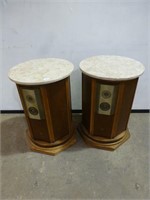 Retro Speakers Drum Style, Marble Tops