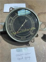 Stewart Warner Vintage Crescent Moon Speedometer