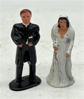 Vintage Model Railroad Newlywed Couple