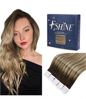 New- fshine Tape in Hair Extensions Human Hair -