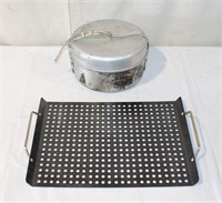 Aluminum Camping Cookware, Griddle Platter