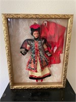 Framed Chinese Empress Barbie Doll