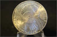 1972 Germany 10 Mark Silver Coin