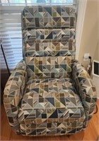 Modern Blue and green recliner