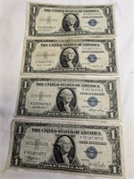 1935C, E, G One Dollar Silver Certificates