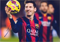 Lionel Messi Autograph  Photo