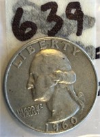 1960D Washington Silver Quarter