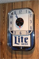 1989 Miller Lite Beer Plastic Wall Clock