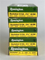 Remington 12 GA Buckshot Shotgun Shells.