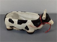 Pottery Cow Dish