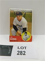 1963 TOPPS JIM KING MLB BASEBALL CARD