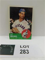 1963 TOPPS BOB BUHL MLB BASEBALL CARD