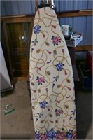 Antique Wood Ironing Board w/ Cover