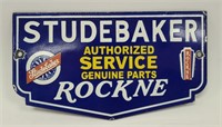 Porcelain Studebaker Rockne Small Sign