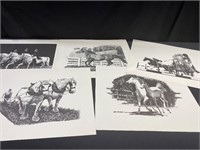 Black/White 15 x 18” Ink Prints