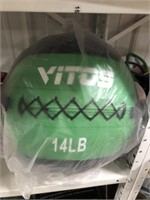 VITOS 14LB MEDICINE BALL