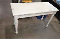 White Painted Entry Table 48x20x30