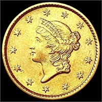 1853 Rare Gold Dollar UNCIRCULATED