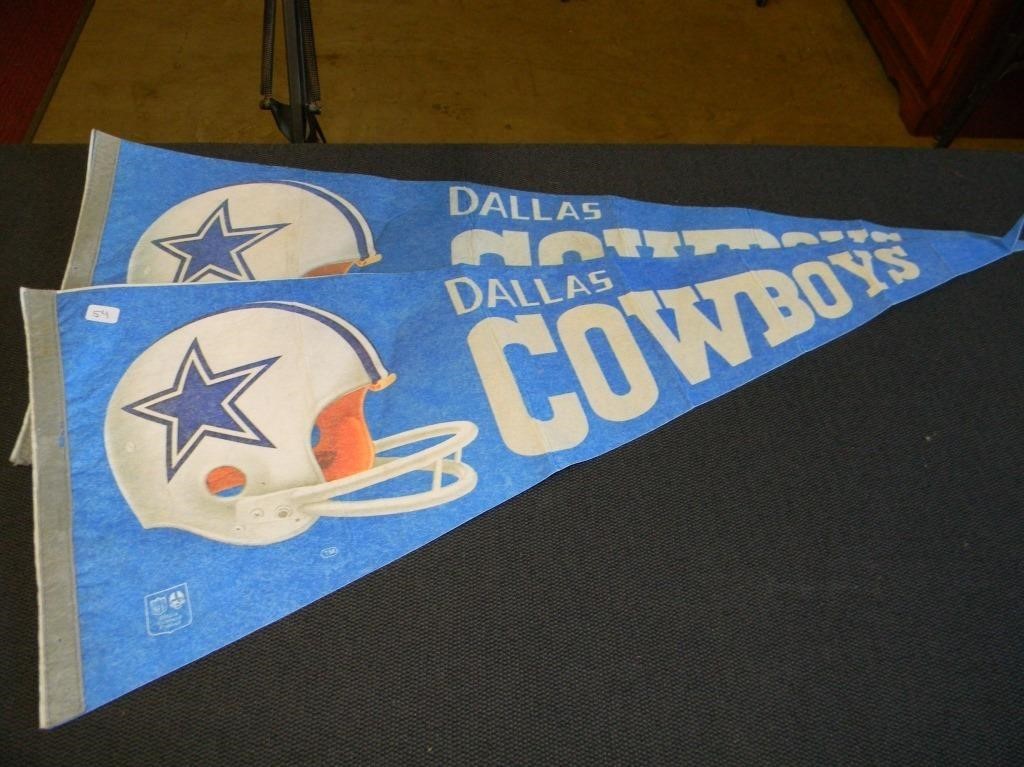 2 - Dallas Cowboys Pennants