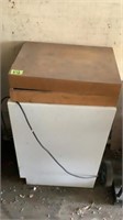 Dishwasher and Wood Box