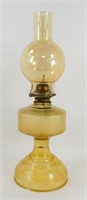 ** Gold Kerosene Lamp - 18 1/2" Tall