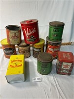 VTG Lot of Canisters