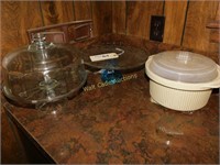 Cake/Pie Stands Glass and Crock Pot Insert