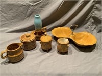 Vintage California Yellow Pottery