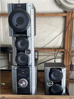 Sony Speakers and stereo Tested and Works