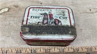 Small (1/9 lb) Repeater Tobacco Tin