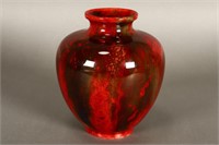 Rare Royal Doulton Flambe Sung Vase by Charles