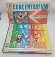 1961 Camouflage & Concentration Board Game