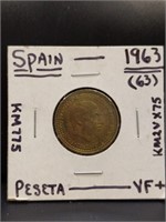 1963 Spanish coin