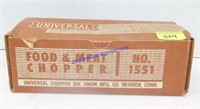 Universal Food & Meat Chopper No. 1551
