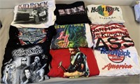 W - LOT OF 9 GRAPHIC TEES (Q263)
