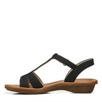 SOUL Naturalizer Women's Summer Sandal, Black, 8.5