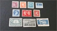 Variety Of Early Canada Stamps