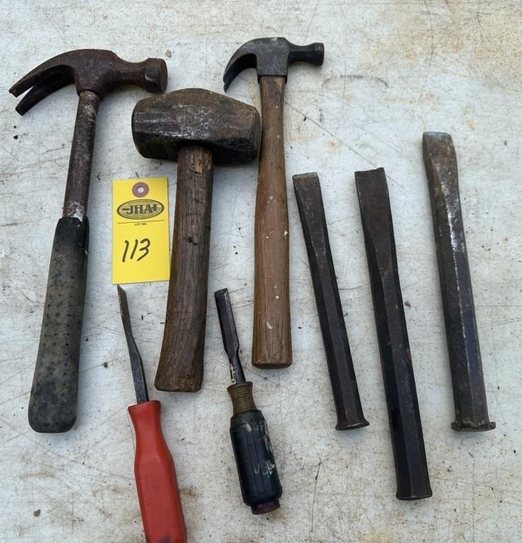 3 Hammers & Chisels