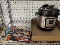 Instant Pot Digital Pressure Cooker & Books