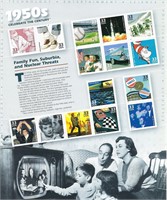 1950s Celebrate the Century Stamp Sheet