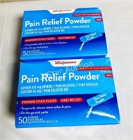 Lot of new unopened Pain Relief Powder Exp