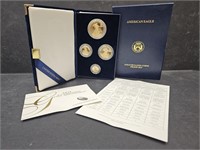 2014 GOLD Proof 4 Coin Set $50, $25, $10 & $5
