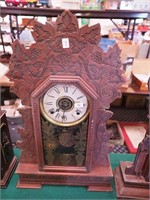 A Gilbert striking kitchen clock 24" high,