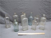 Lot of Assorted Antique Glass Bottles