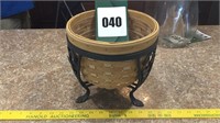 Longaberger Basket with Stand