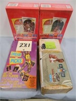 4 Full Boxes Of Basketball Cards (3 Sealed)