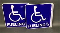 Fueling Metal Signs