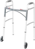 New Drive Medical 10210-1 2-Button Folding Walker